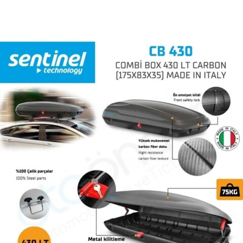 SENTİNEL 430 LT CARBON PORT BAGAJ