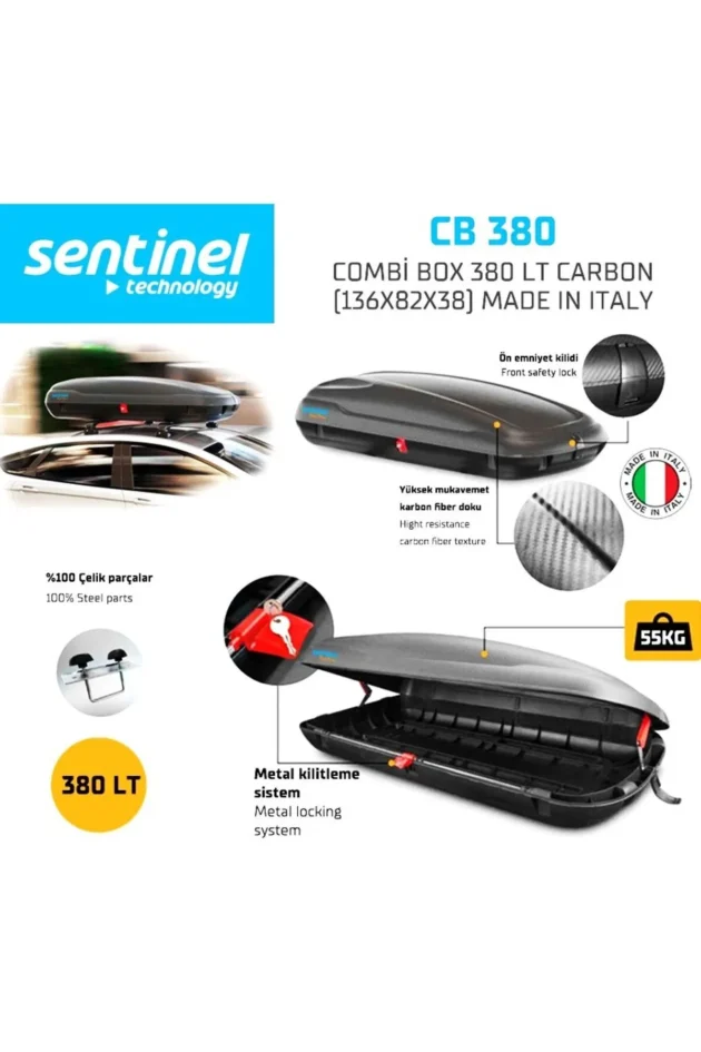 SENTİNEL 380 LT CARBON PORT BAGAJ